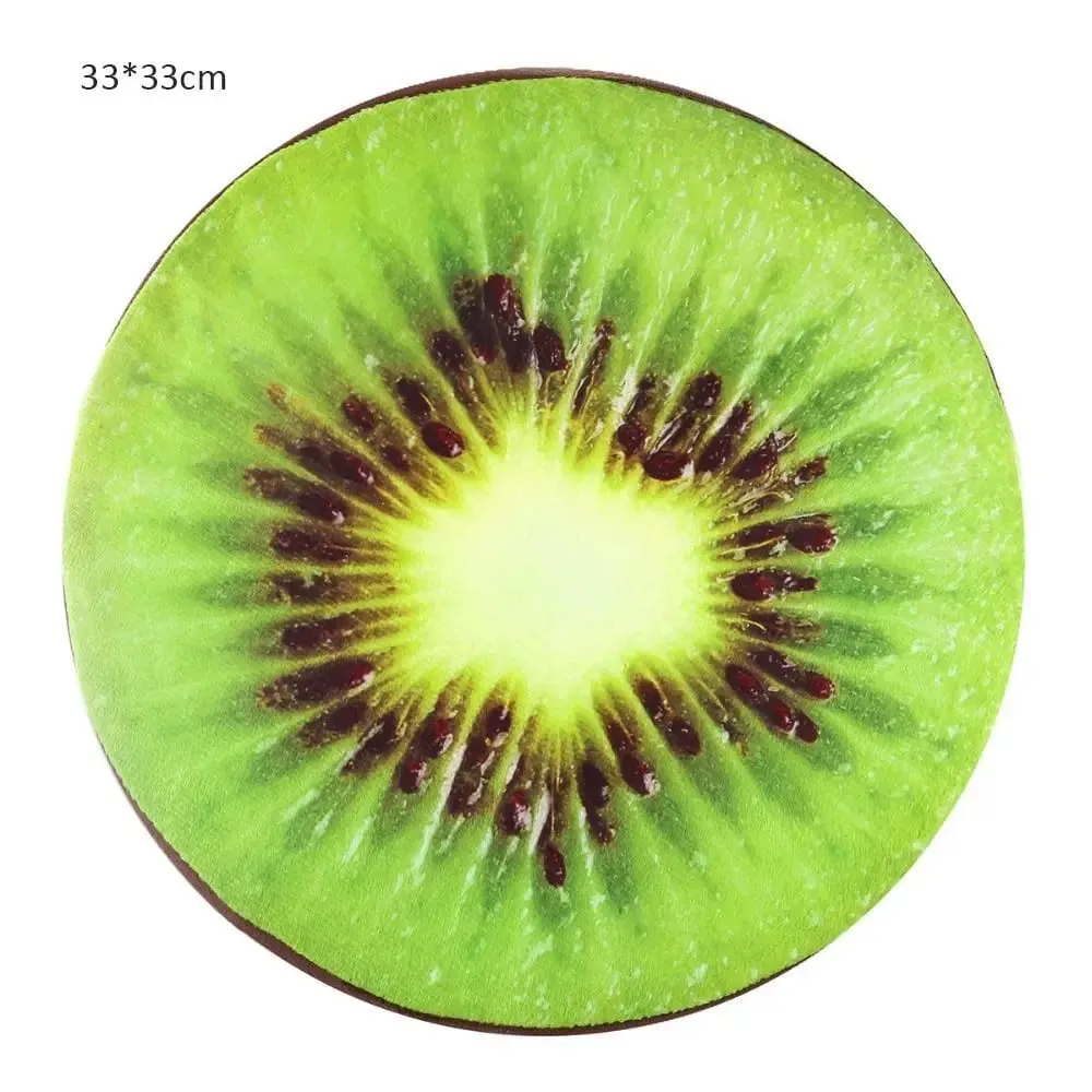 Soft Comfortable Funny Sofa Pillow Garden Dining Outdoor Seat Pads Round Pillow Fruit Seat Pads Chair Cushions — image 7