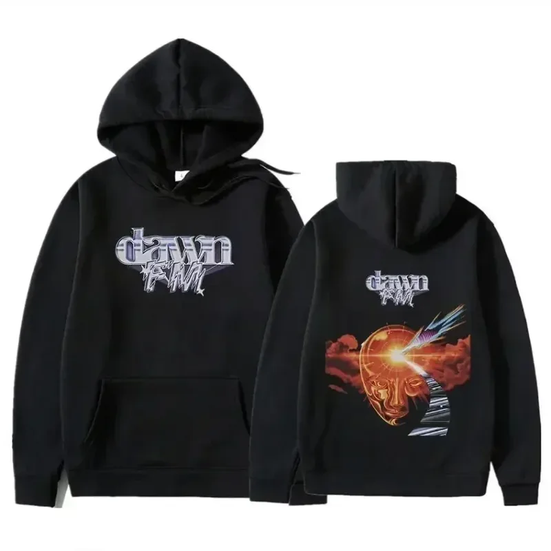 Retro The Weeknd Graphic Hoodie After Hours Til Dawn Oversized Sweatshirt Men's Women's Hip Hop Rock Hoodies Harajuku Streetwear — image 15
