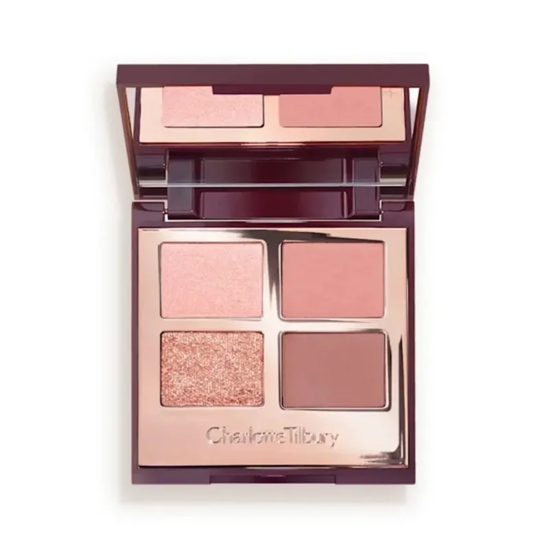 Жидкий хайлайтер Charlotte Tilbury Hollywood Flawless, увлажняющий палитру для кожи, атласно-матовый, с мерцающим металлическим финишем, макияж — image 8