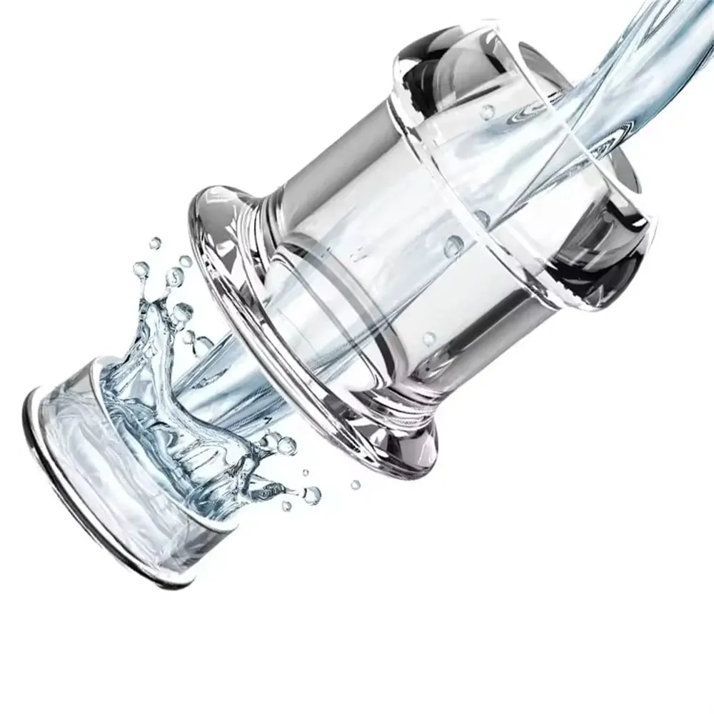 Hollow Speculum Peeking Anal Beads Vagina Butt Plug Ass Expander Tunnel Transparent Anus Dilation BDSM Sex Toy for Gay Couples — image 6