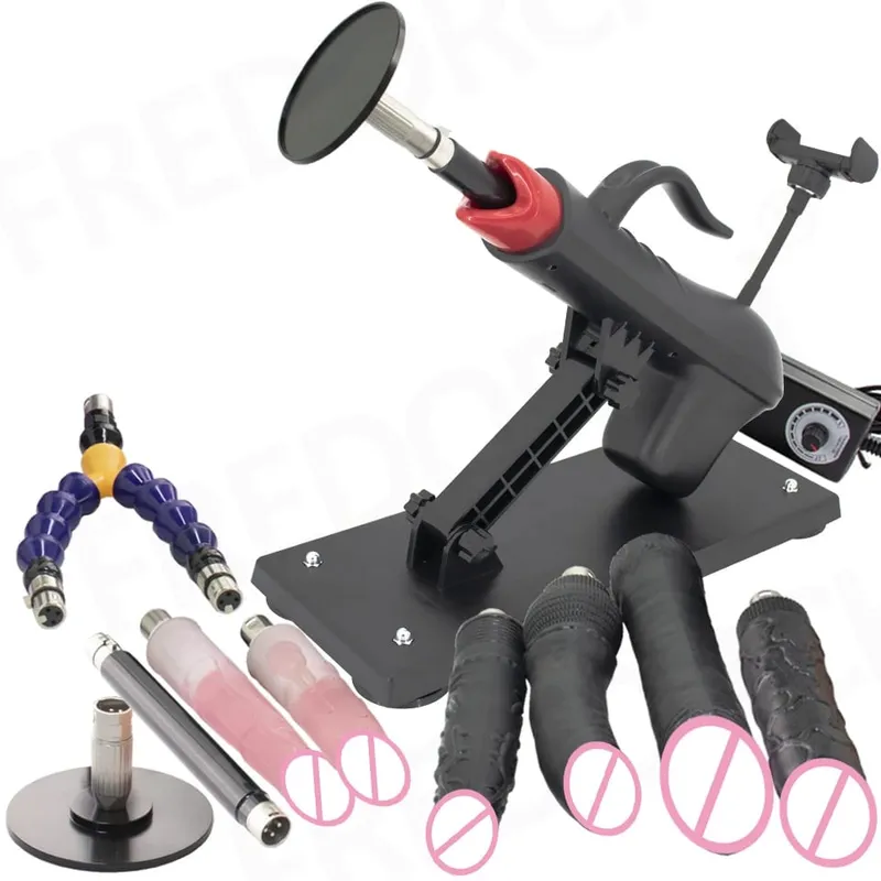 Fredorch Automatic Retractable Sex Pumping Gun Machine with Dildo For Male and Female Masturbation Sex Toy 450 Stroke per minute — image 22