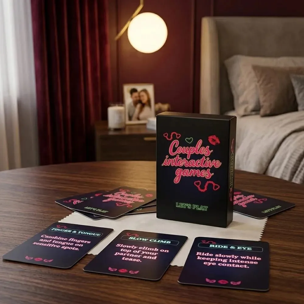 50PCS Sexual Couple Game Card Flirty Interactive Date Night Game Love Q&A Challenge Card Set Romantic Valentine's Day Gift — image 5