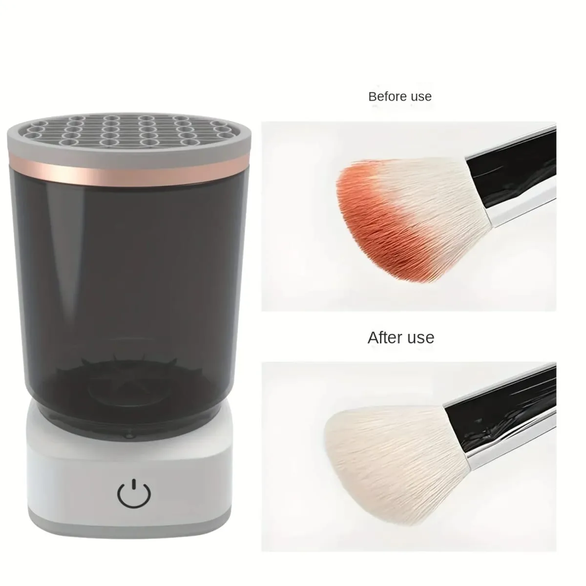 Electric Makeup Brush Cleaner Automatic Cosmetic Brush Cleaning Tool Fast Deep Cleaning For All Size Brushes durable — image 5