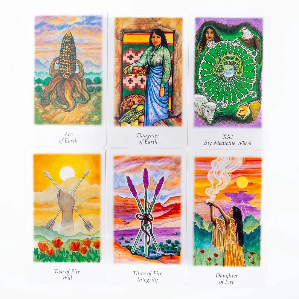 Gran oferta, Tarot Vision Quest, baraja de 78 cartas, 10,3x6cm, cartas de Tarot de adivinación del destino, juegos de cartas de adivinación, juego de mesa de fiesta — image 5