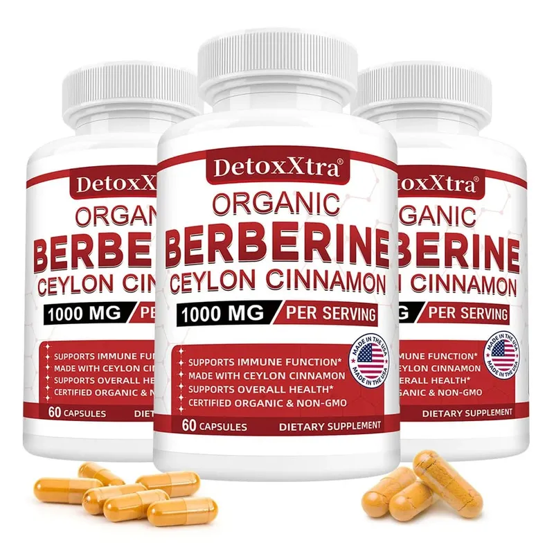 Berberine with Ceylon Cinnamon - Boosts Immunity Promotes Digestive Health Improves Bodily Functions Increases Energy Levels — image 10