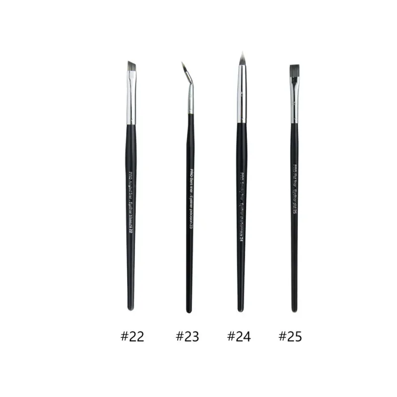 4pcs/set Pro Allover Eye Shadow Makeup Brushes Lip Brow Precision Concealer Blending Domed Crease Smudge Highlight Make Up Brush — image 16