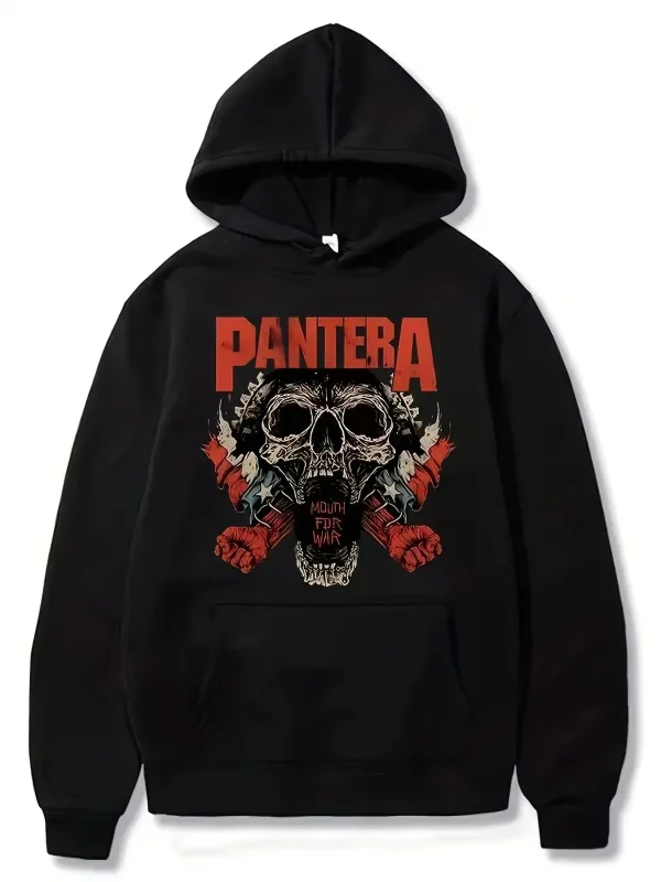 2026WinterNew Hoody PANTERA Band Pullovers COWBOYS FROM HELL Print Hoodies Men Women Vintage Fashion Hip Hop Oversized Swatsirts — image 14