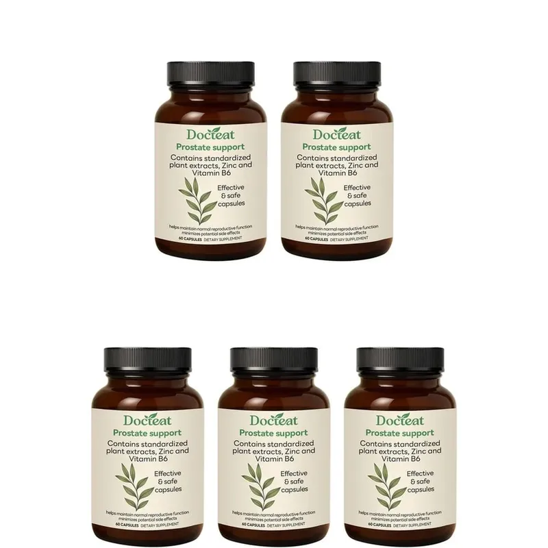Prostate Support Capsules with Zinc and Vitamin B6 Saw Palmetto and Stinging Nettle Extracts for Support 60 Capsules — image 11