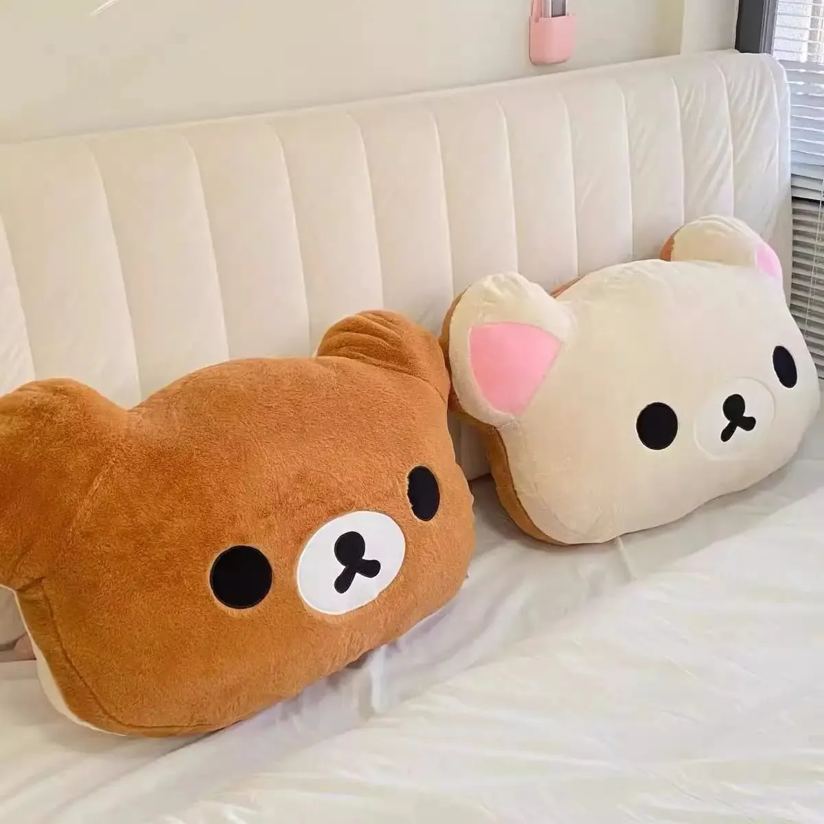Cute Rilakkuma Plush Warm Hand Pillow Cartoon Bear Peluche Stuffed Toy Soft Cushion Birthday Gift — image 8