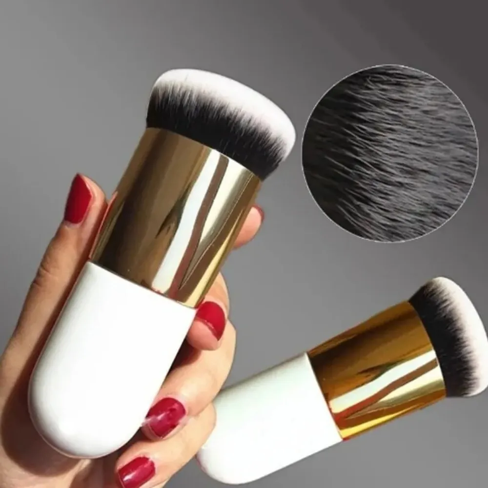 Professional Flat Cream Makeup Brushes Face Cheek Contour Blusher Foundation Brush Traceless Flawless Application Makeup Tools — image 1