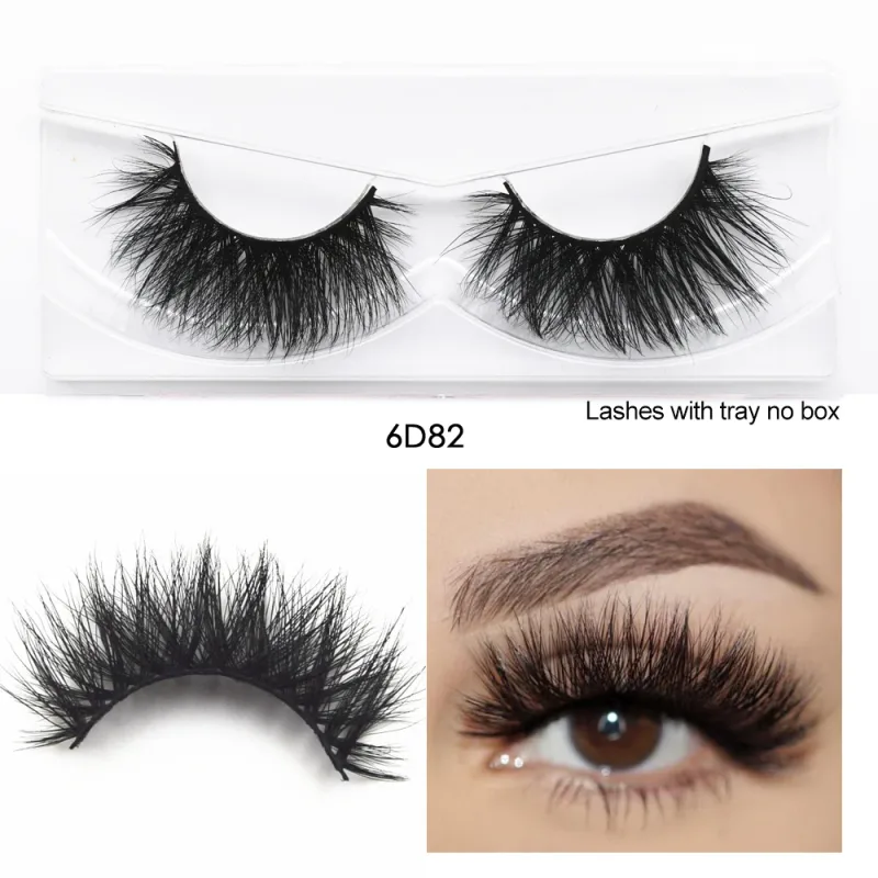 D20 Real Mink Lashes Eyelashes Extension Natural Long Winged Volume Eye Lashes Handmade Mink Fake Eyelash Makeup Lash — image 27