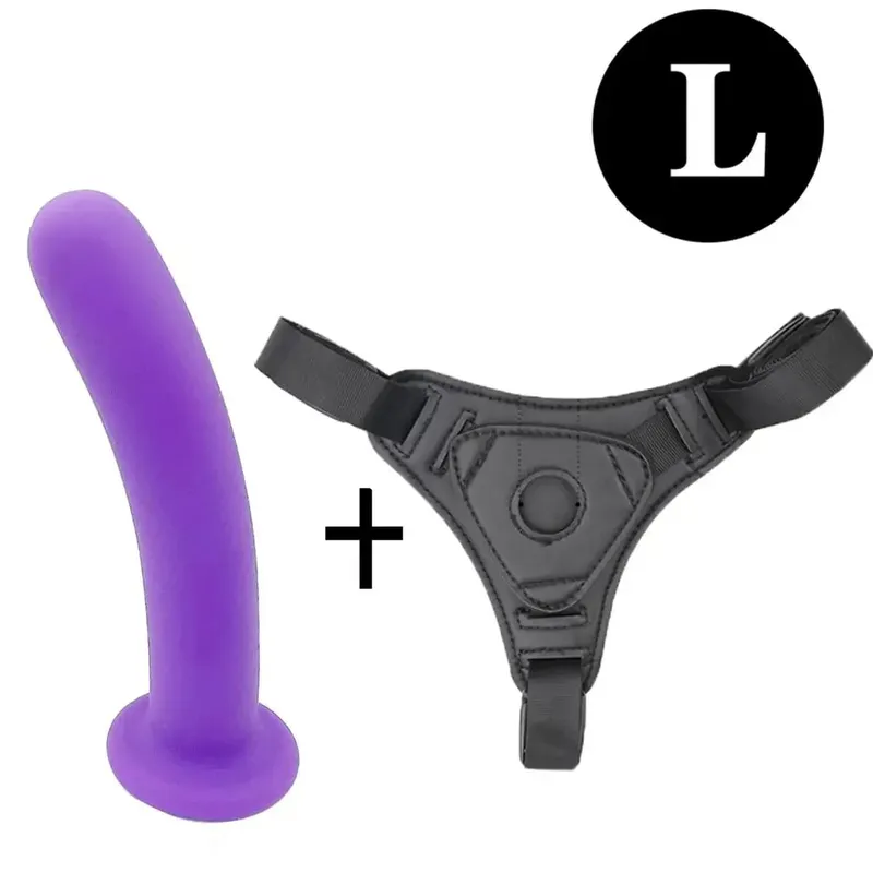 Adjustable Silicone Strap On Dildo Harness Set S M L Sizes Realistic Penis Panties for Women Lesbian Couples G-Spot Anal Vaginal — image 15