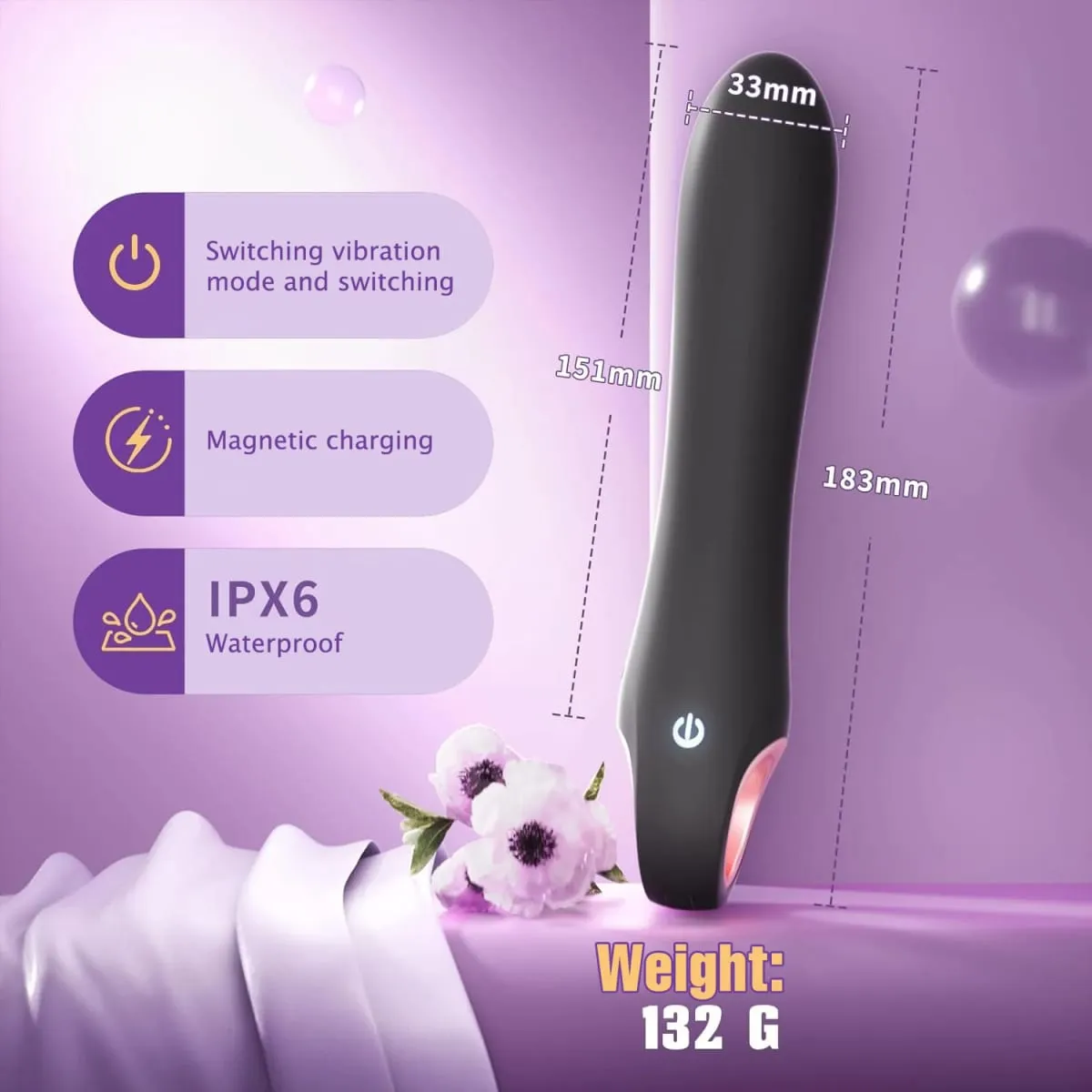 Powerful Fast Orgasm G Spot Vibrator for Women Nipple Clitoris Stimulator Dildo Vagina Massager Female Sex Toys for Adults Goods — image 5