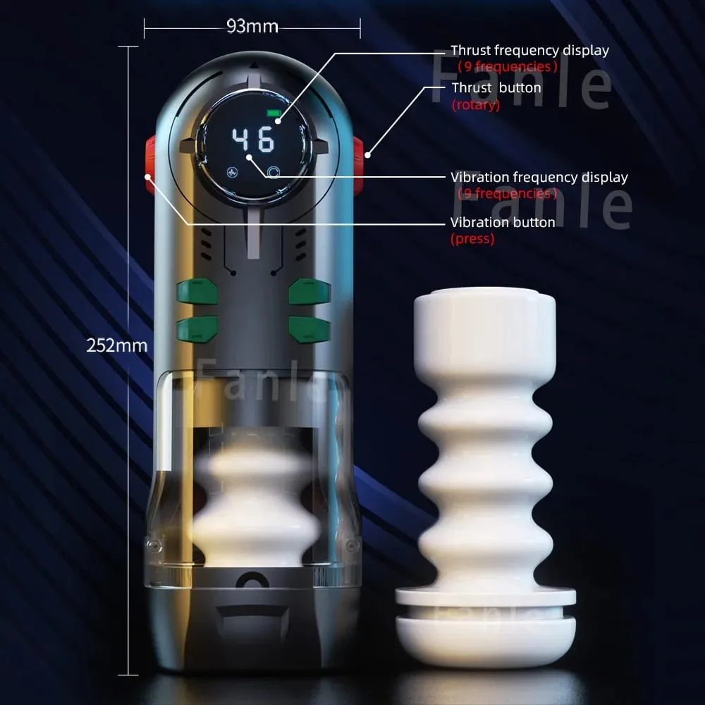 Male Masturbation Cup Automatic Telescopic Heated Sucking Pocket Pussy Blowjob Sex Machines Toy Adult Goods for Men Masturbator