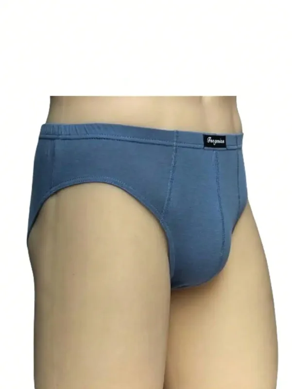 6pcs Random100% Cotton Mens Briefs Plus Size Underwear 5XL/6XL Men's Breathable Solid Sexy Comfortable Shorts — image 12