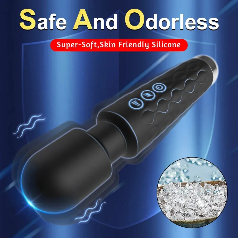 Napakahusay na Vibrator Women's Magic Wand USB Rechargeable Waterproof Massager Clitoral G-Spot Vibrator Sex Toy na Angkop para sa Matanda — image 5