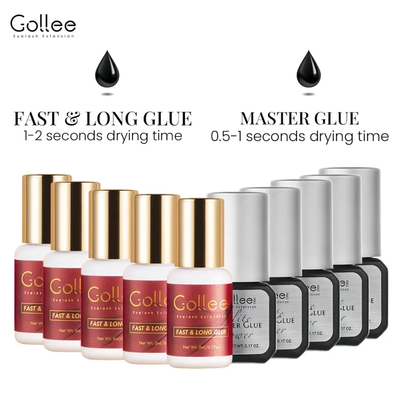 Gollee 0.5-1s Fast Dry Glue for Eyelash Extension Hypoallergenic Lash Extension Glue for Professional Artists Eyelashes Supplies — image 19