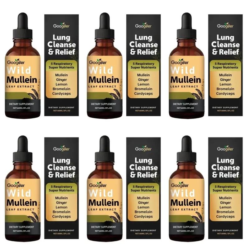 Mullein Leaf Extract Liquid Drops Comprehensive Herbal Wellness Support Natural Daily Dietary Supplement Daily Care 60ml — image 11