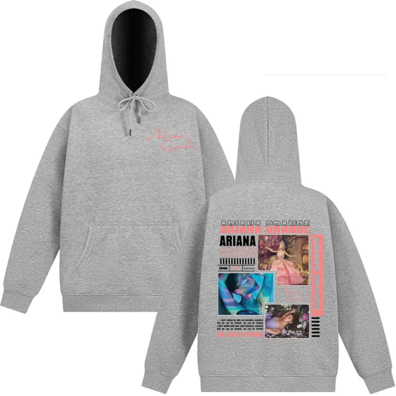 Singer Ariana Grande Album Cover Aesthetics Hoodies Men Women Fashion Sweatshirt Autumn Winter Long-sleeved Vintage Pullover Top — image 5