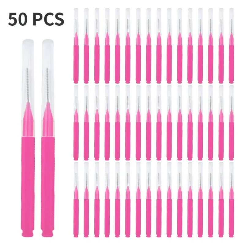 20/50PS Portable Mini Eyebrow Brushes Disposable Eyelash Brow Lifting Brush Applicators Lash Extension Comb Beauty Makeup Tools — image 11