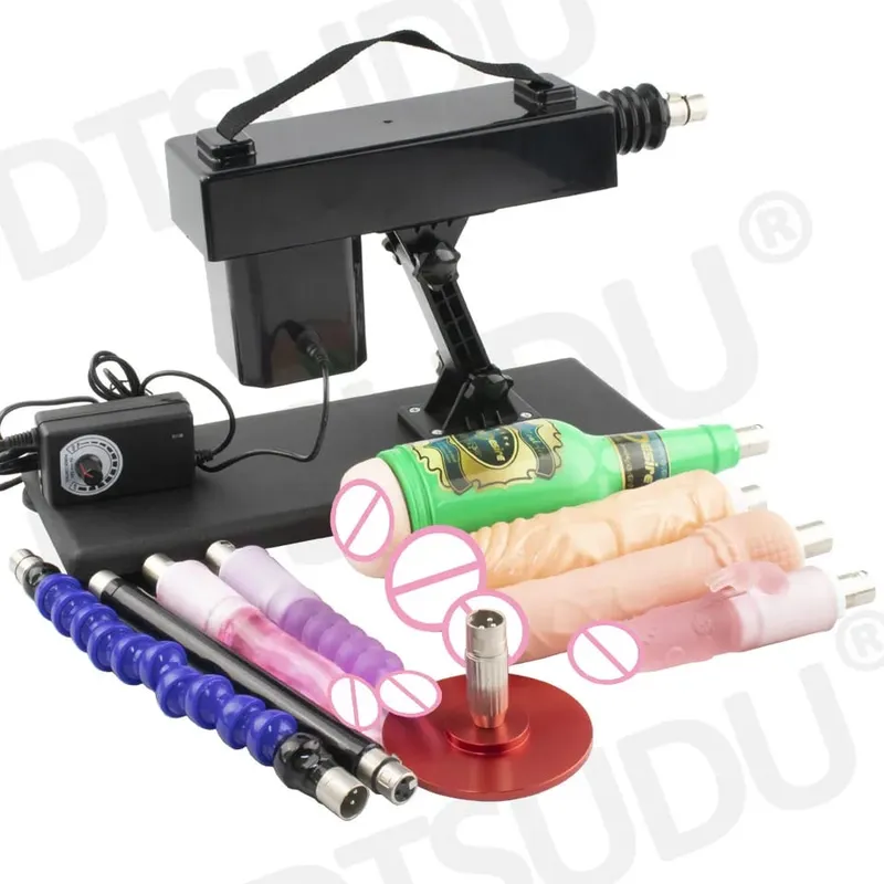 Female Sex Machine with Dildo and Masturbation Cup Hands-Free G-Spot Clitoral Stimulation Adult Sex Machine