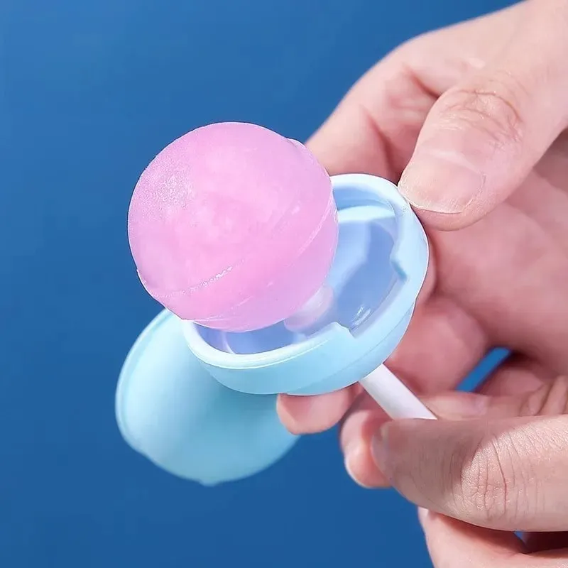 Mini Silicone Popsicle Mold Lollipop Ice Tray Food Grade Reusable Non-Stick Stackable Ice Cream Mould for Egg Bites Food Storage — image 4