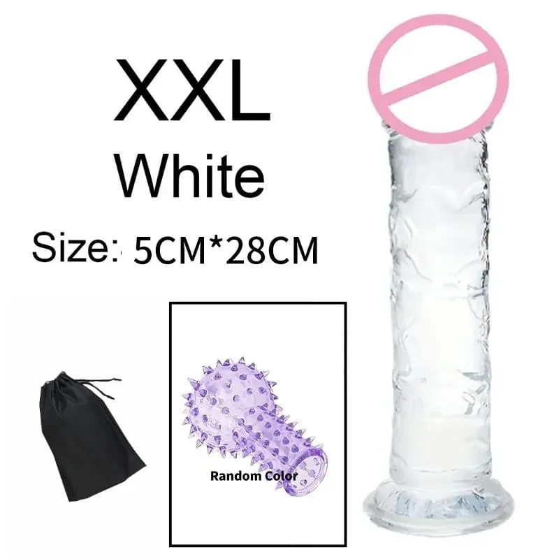 Super Cheap 6 Sizes Realistic Soft Jelly Dildo Butt Plug Anal Plugs Adult Sex Toy for Women and Men Vaginal and Anal Masturbator — image 9