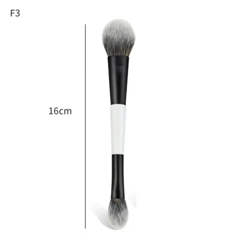 Dual-Ended F4 Contour Face Brush Multi-purpose High Coverage Eyeshadow Concealer Brushes Cosmetic Beauty Powder Blush Brush