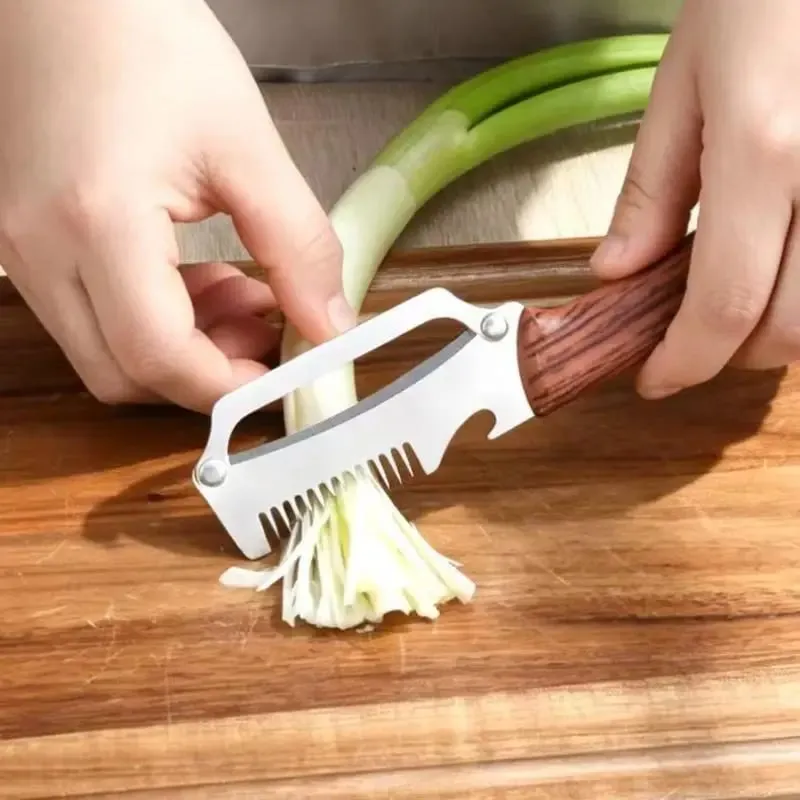 1Pc 2-in-1 3-in-1 Multifunctional Vegetable Peeler With Bottle Opener For Peeling And Slicing Fruits Shredding Scallions. — image 7