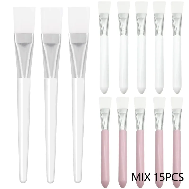 3/15PCS Facial Mask Brushes Kit Face-Mask Application Transparent Makeup Brush For Esthetician Facial Mask DIY Tools Accessories — image 11