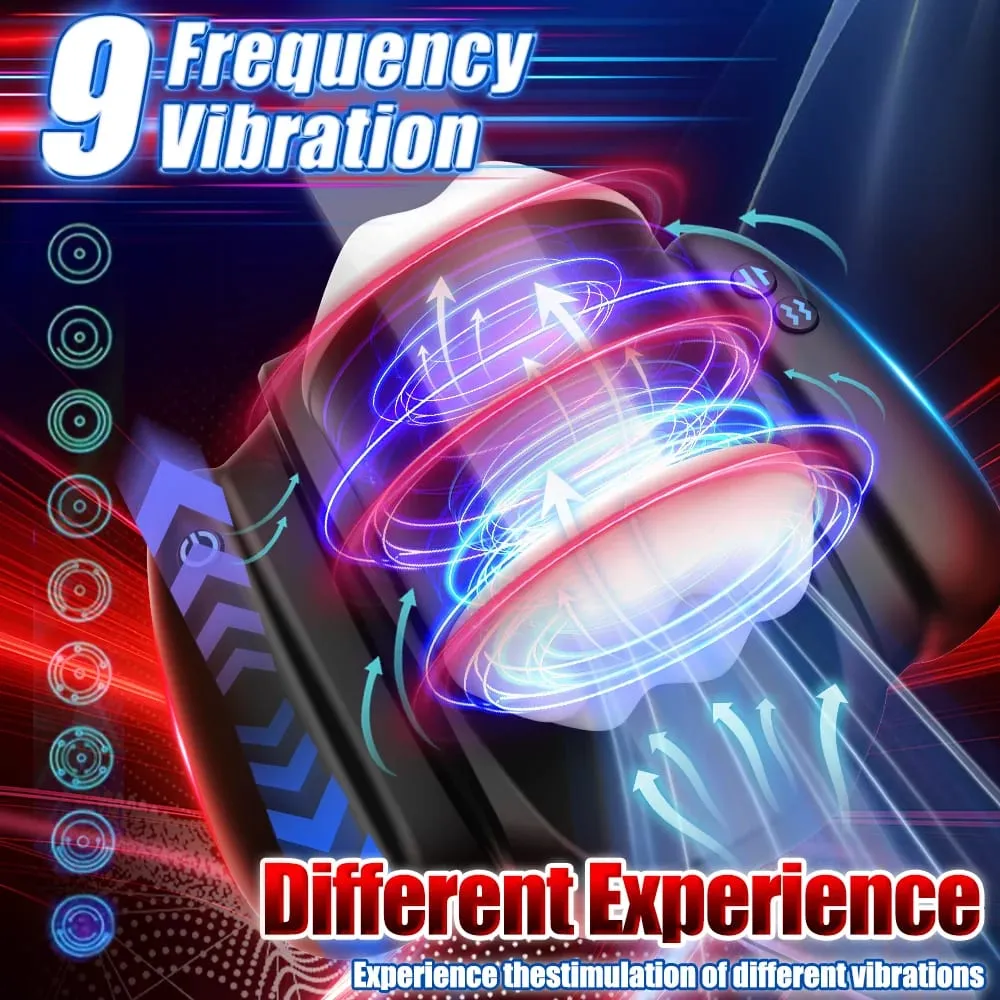 Automatic Telescopic Vibrating Male Handle Masturbator Cup Penile Stimulator Vaginal Pocket Pussy Adult Sex Machine for Men — image 2