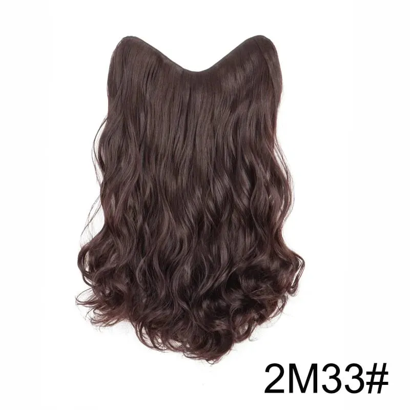 20Inch Synthetic Long Curly Clip In Hair Extensions High Temperature Heat Resistant Fiber Hairpieces for Women Daily Party — image 10