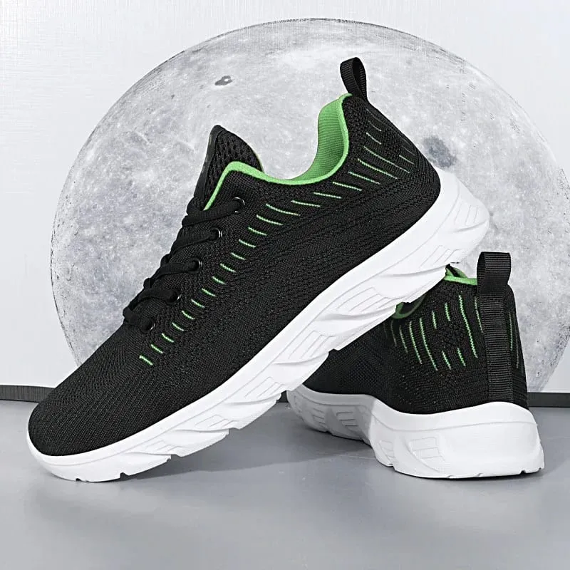 Męskie buty do biegania Męskie trampki Moda Lekkie buty sportowe Oddychające buty do chodzenia Odkryty Wygodne sportowe dla mężczyzn — image 6
