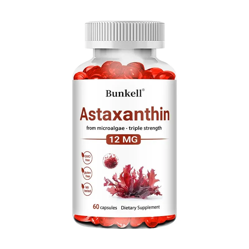 Astaxanthin Capsules 12mg Promotes Cardiovascular Health and Accelerates Metabolism Support Eye Joint & Skin Health — image 9