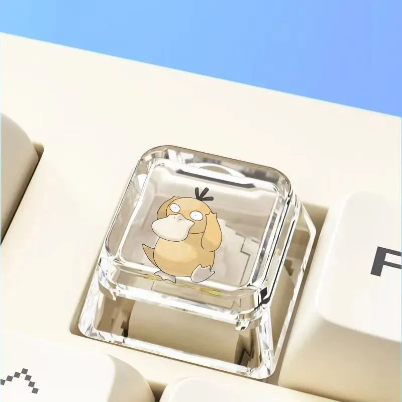 Cross mechanical keyboard personalized anime keycap single Charmeleon Blastoise Eevee transparent cartoon keycap — image 26