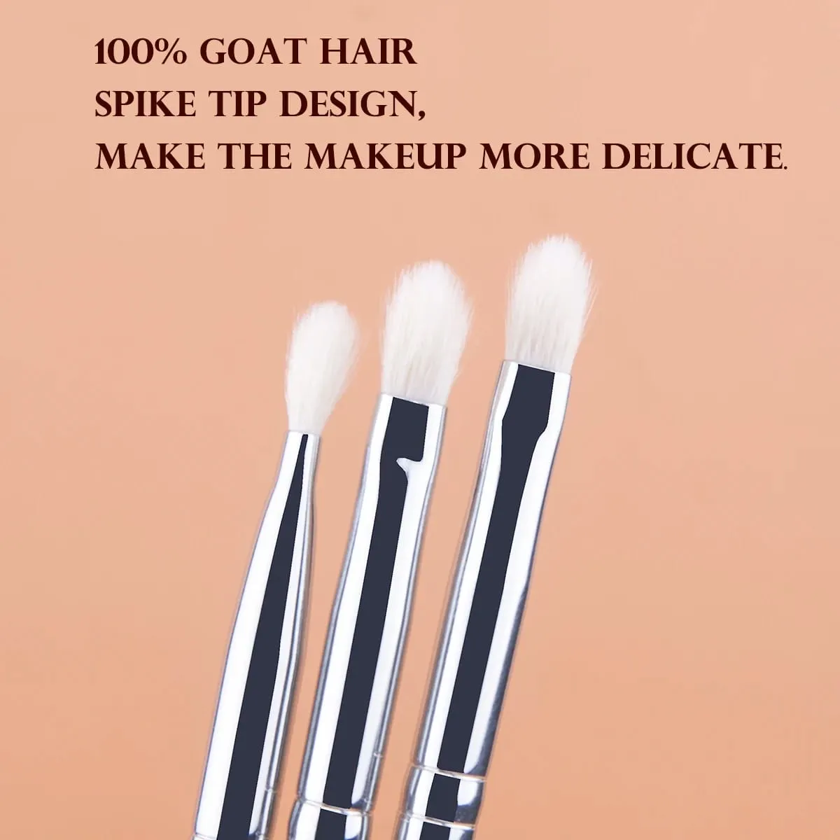 Eyeshadow Blending Brush Goat Hair 100% Small Crease Blending Makeup Brushes Precise Eye Shadow Blending Makeup Tools — image 4