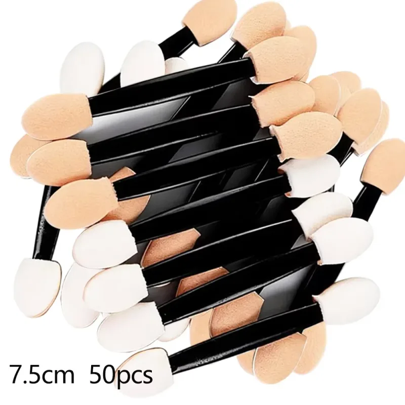 10/30/300pcs Double Ended Eyeshadow Brush Eyeshadow Applicators 6.2cm Makeup Sponge Brushes For Women Cosmetic Beauty Tool — image 12