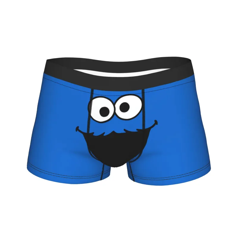 S-Sesames Streets Tango Elmo & Grover Pakaian Dalam Lelaki Seluar Pendek Seluar Dalam Lucu Boxershorts Kualiti Customs Seluar Dalam Besar