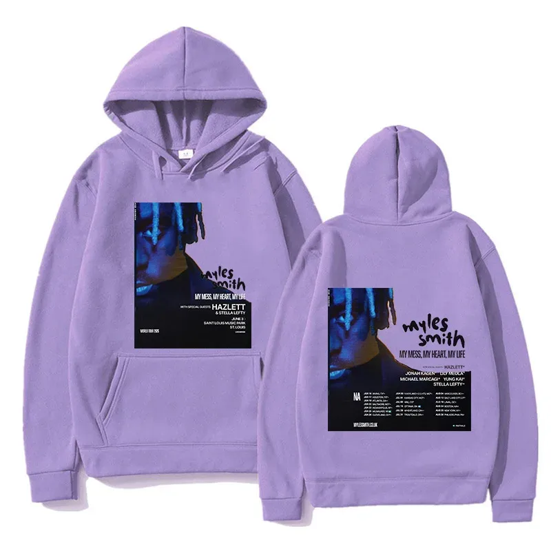 Myles Smith My Mess Man Tour 2026 Hoodies Men Women Clothing Fashion Long Sleeve Sweatshirts Casual Oversized Hip Hop Pullovers — image 4