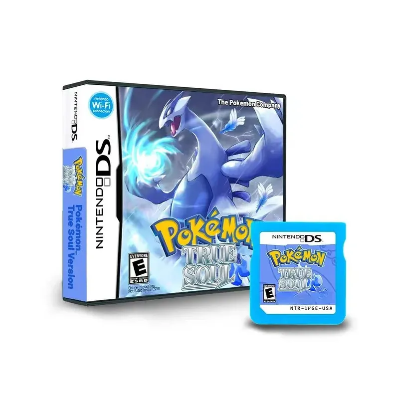Anime Pokemon Series NDS Game Cartridge Video Game Console Moemon Silver Yellow KAIZO MoonBlack2 Hobby Collection Gifts Toys — image 22