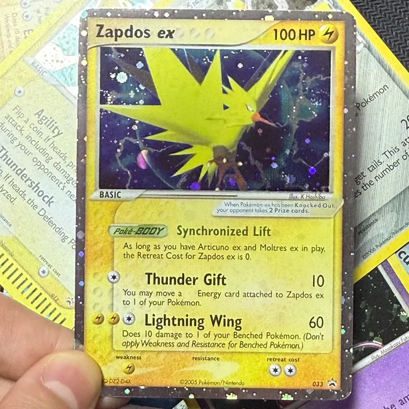Proxy Cards Nintendo Black Star Promos Articuno Kyogre Moltres Rayquaza Zapdos Groudon New Holographic PKM Proxy Toys — image 6