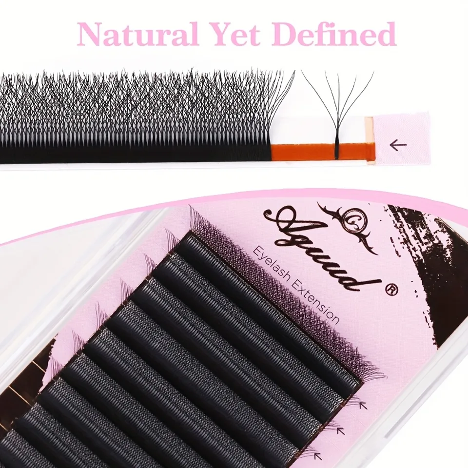 2D 3D 4D 5D W Form Automatisk Blomstrende Premade Fans Øjenvippeforlængelser Naturlige Bløde Individuelle Vipper Makeup Cilia — image 2