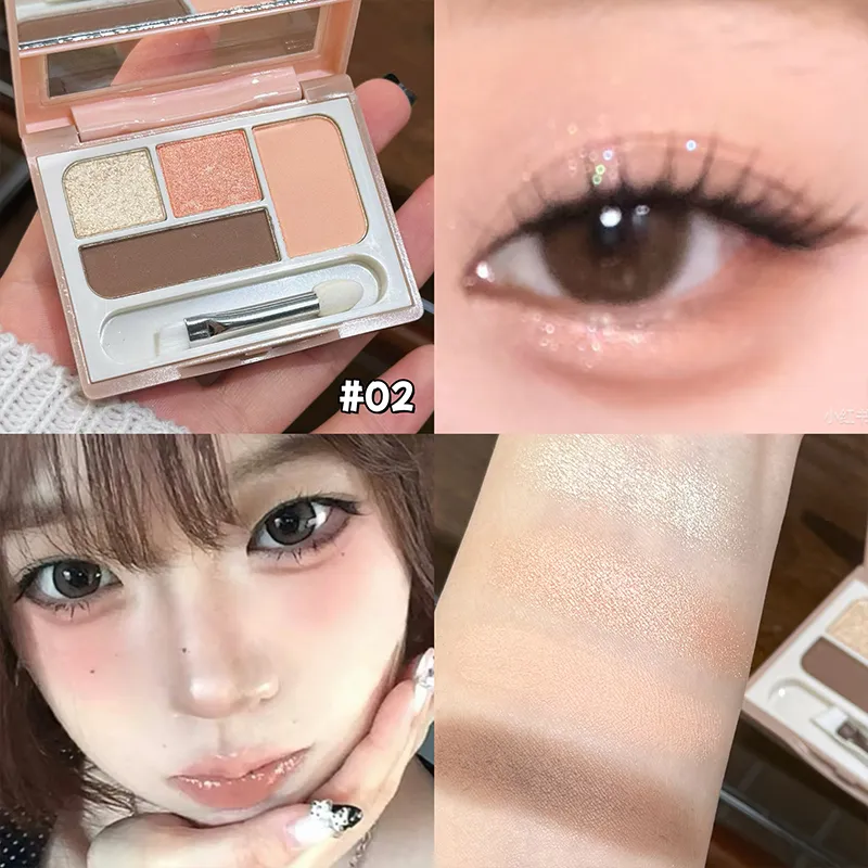 ART VALUE Pearlescent Eyeshadow Palette Makeup Lasting Glitter Matte Eye Shadow Shimmer Contouring Highlight Shadow Cosmetics — image 3