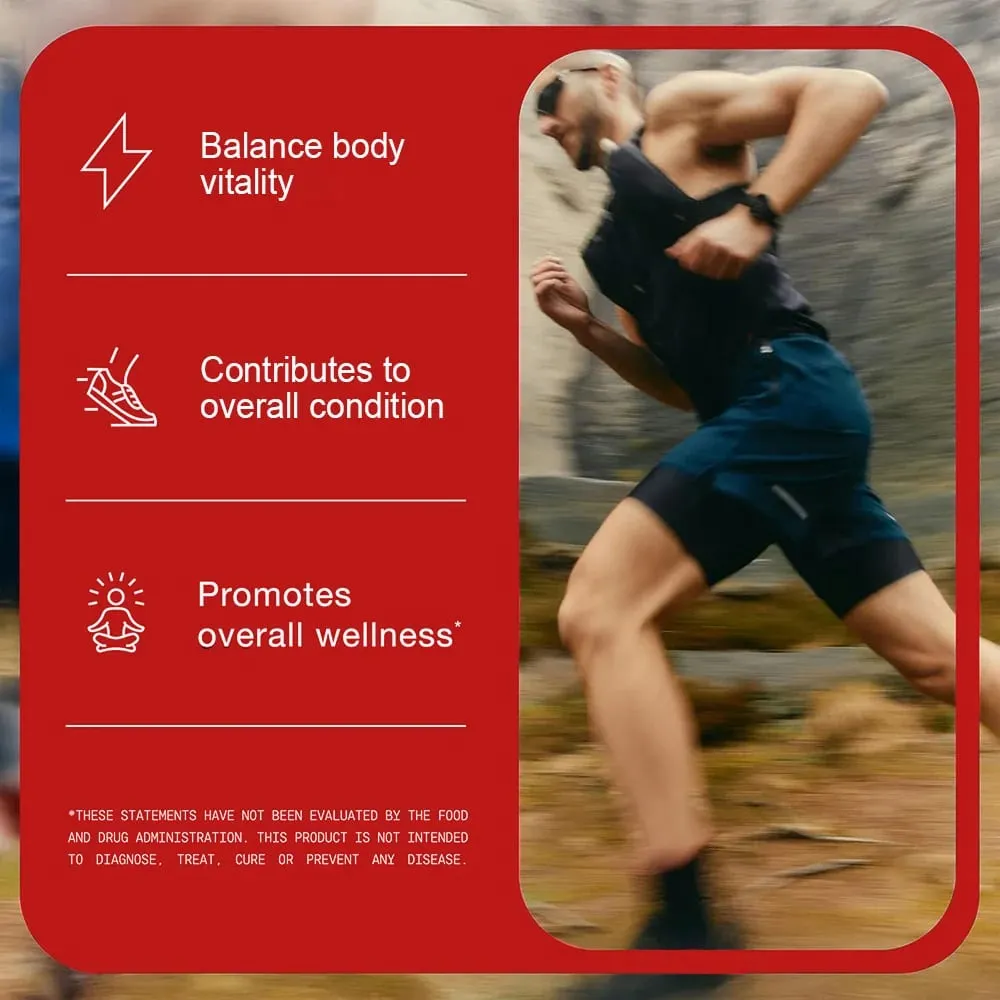 Panax Ginseng Root Capsules - Ashwagandha Extract Supplement Provides Energy Muscle Strength for Adults — image 3