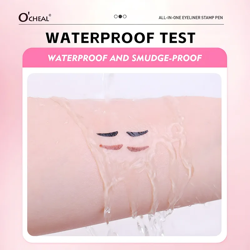 All-in-one Rotating Eyeliner Stamp Pen Quick Eye Makeup Double-Ended Eyeliner Waterproof Long-Lasting Stamp Eyeliner — image 5