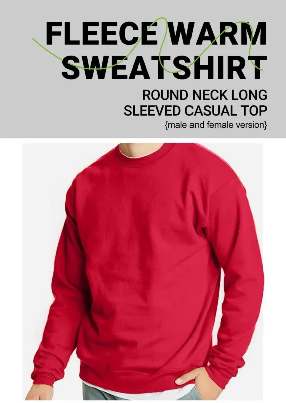 Powerhouse Gym Letter Printing Men Sweatshirts Winter Fleece Warm Hoodie Korean Loose Crewneck Pullovers Hip Hop Male Clothes — image 30