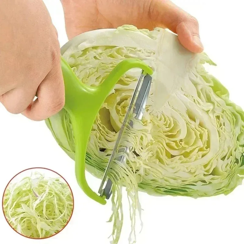 Peeler Vegetables Fruit Stainless Steel Cabbage Graters Salad Potato Slicer Kitchen Accessories Cooking Tools Wide Mouth — image 6