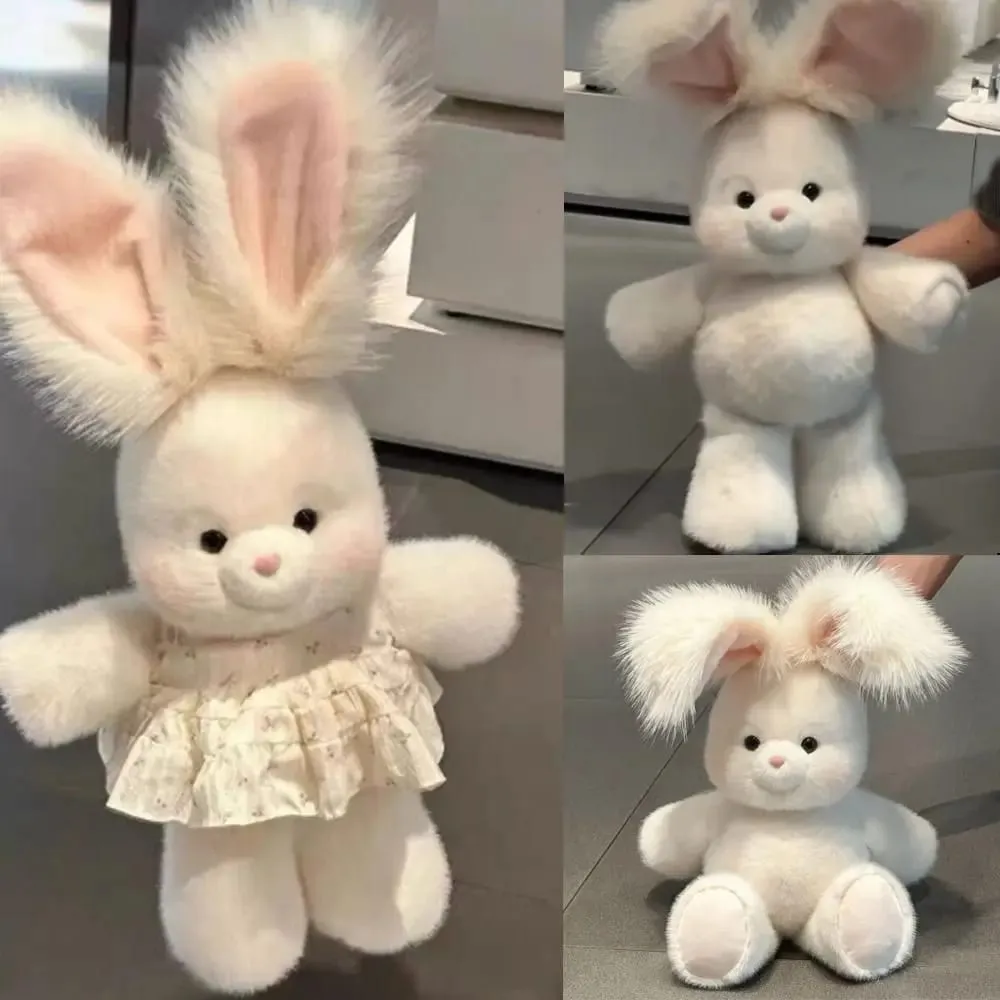 New Design Soft Rabbit Animal Pillow Cute 17.7inch Emotional Support with Long Ear Pillow — image 2