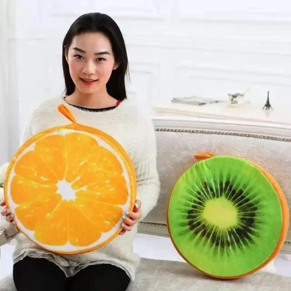 Kindergarten Soft Sofa Pillow Funny Fruit Seat Pads Chair Cushions Seat Pads Round Pillow — image 8