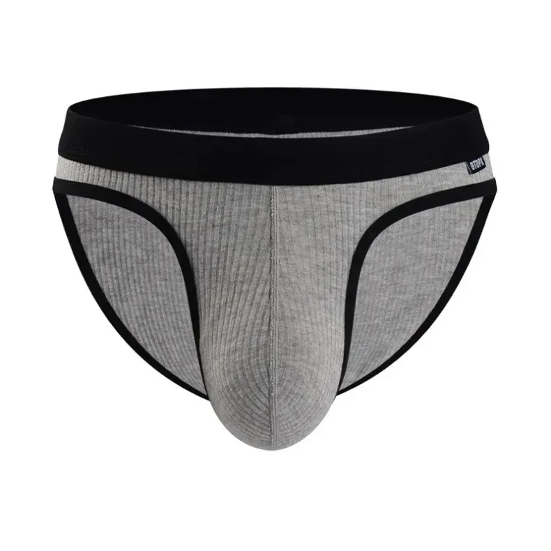 Men's Underwear U-Convex Pouch Briefs Breathable Soft Elastic Low Rise Panties For Men Daily Lingerie 2-Pack — image 17
